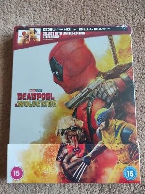 Deadpool and Wolverine 4K UHD Blu-ray Steelbook - UK Edition - New & Sealed  - Image 1 of 4