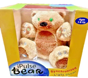 Sharper Image iPulse Teddy Bear Speaker Light Show Plush Toy Doll for iPod MP3 - Picture 1 of 2