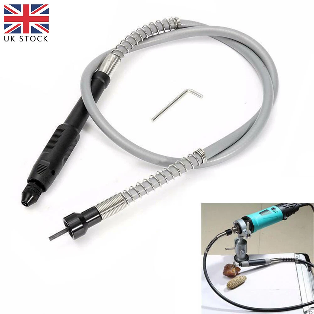 COMOK 38.5 Inch Flexible Shaft Cable - 2-Pack Metal Flexible Drive Shaft For Bench Grinder & Drill Press