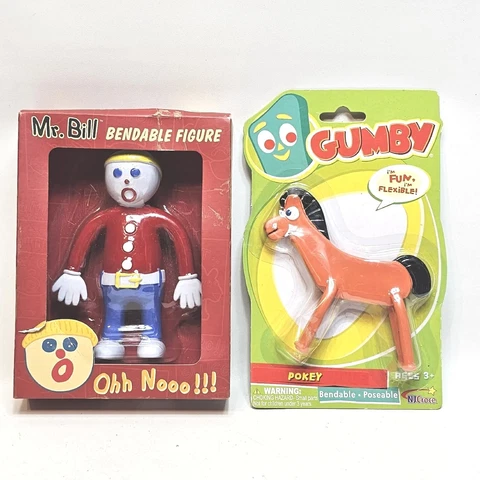 Mr. Bill Bendable and Pokey Figure SNL Figurine New Cover