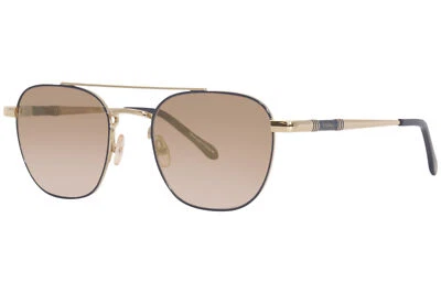 Очки солнцезащитные мужские Lilly Pulitzer Kiawah NV темно-синие/золотистые/коричневые/золотистые зеркальные 50 мм - Изображение 1 из 4