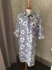 Blusen Blue & White Dress Size 40 (14) - Picture 1 of 4