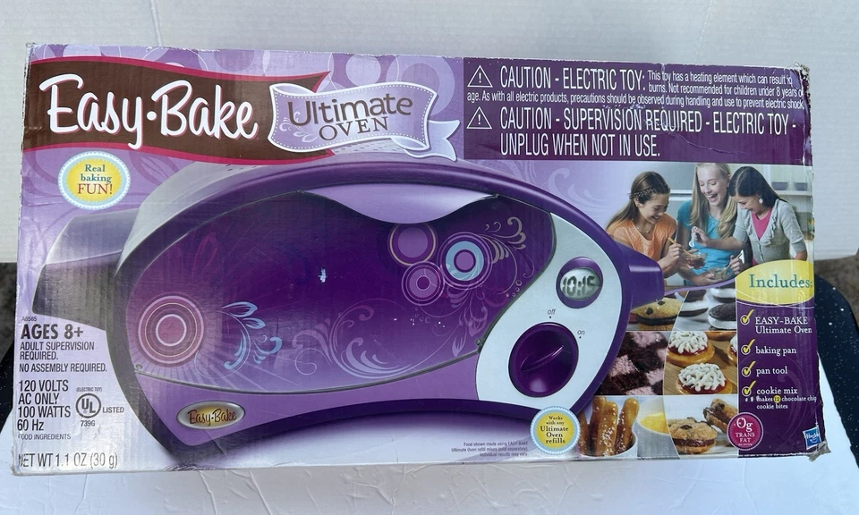 VINTAGE Purple HASBRO EASY-BAKE “ULTIMATE OVEN” 50th Anniversary Retired ,Tested - Image 1 of 4