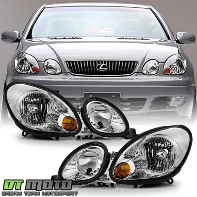 Juego faros izquierda+derecha 98-05 para Lexus GS300 GS400 GS430 1998-2005 Foto 1 de 4