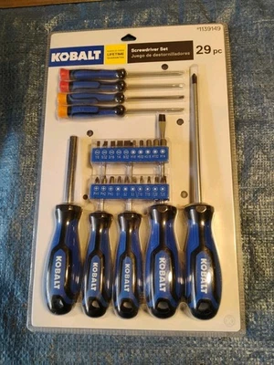 Kobalt Screwdrivers 29-Pieces Plastic Handle Magnetic Assorted Screwdriver Set - Image 1 of 4