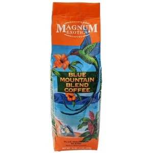 Jamaikanische Blue Mountain Kaffeemischung, ganze Bohne, 1 Pfund 16 Unze (1er Pack) - Bild 1 von 7