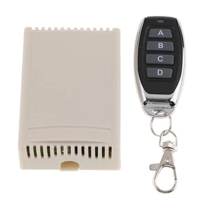 Drahtloser Fernbedienungsschalter DC 12V 4CH Relaisempfänger Mit HF-Sender - Picture 1 of 7