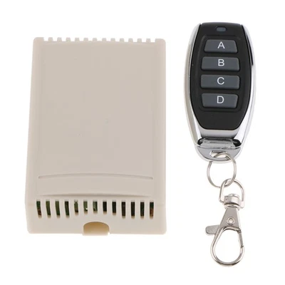 Drahtloser Fernbedienungsschalter DC 12V 4CH Relaisempfänger Mit HF-Sender - Image 1 of 4