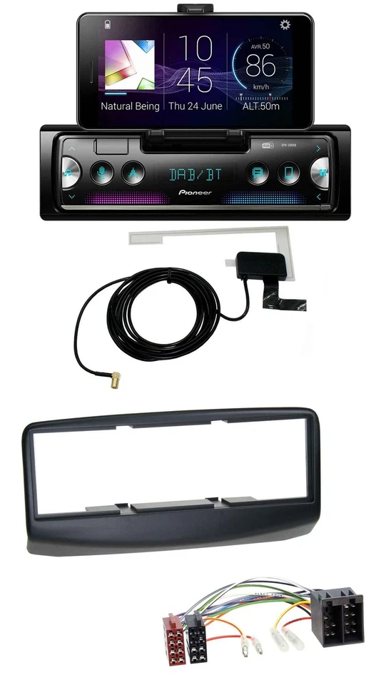 Pioneer DAB Bluetooth MP3 USB Autoradio für Fiat Multipla 186 Facelift 2006-2010 - Bild 1 von 4