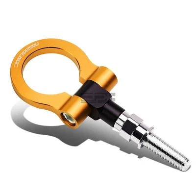 Fit 09-13 Honda Fit 7" M18 X 2.5 T-6061 Aluminum Orange Front/Rear Tow Hook Ring - Image 1 of 4