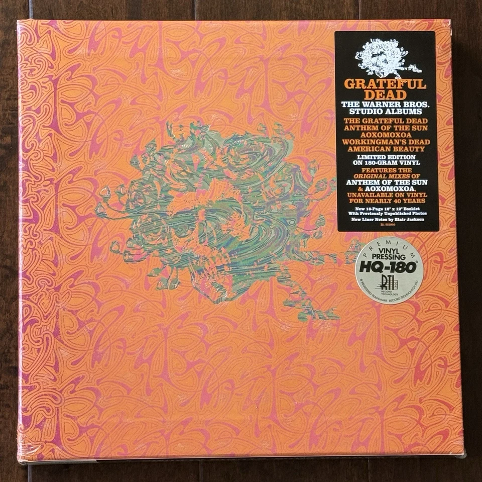 The Grateful Dead The Warner Bros Studio Albums 5 LP 180g  Box Set - Image 1 of 4