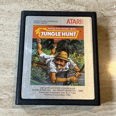 Jungle Hunt (Atari 2600, 1983).  Clean But Untested LPD18 - Image 1 of 4