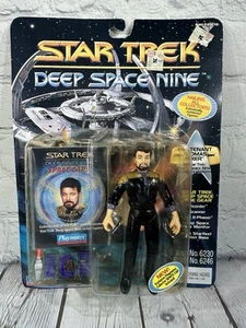 Star Trek Deep Space Nine Lieutenant Thomas Riker DS9 Figure Playmates 1994 NEW - Picture 1 of 7