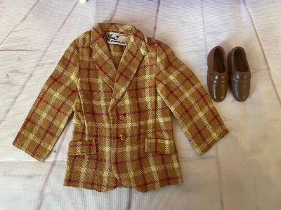 Blazer/chaqueta y zapatos blandos JAPÓN de colección Ken Doll Bold Gold #1436 ~ años 70 Foto 1 de 4