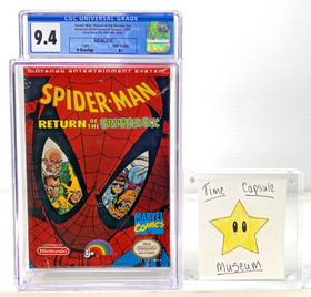Spider-Man Return of the Sinister Six Nintendo NES New 1992 Sealed CGC 9.4 A+