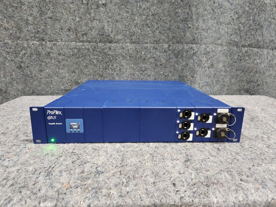 ProPlex GBS 28-Port Dual Fiber OpticalCON QUAD Gigabit EtherCON Tour Switch - Image 1 of 4