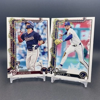 2025 Topps Holiday Baseball 🎄 Выберите игрока No1-200 — завершите свой набор! - Изображение 1 из 2