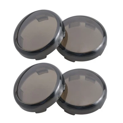 4pcs Turn Signal Lights Lenses Cover For Harley-Davidson Dyna Softail 1986-2015 - Image 1 of 4