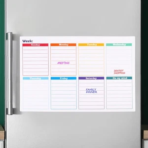 16.9" x 11.8" Magnetic Chore Chart, 2 Pcs Dry Erase Calendar - Picture 1 of 6