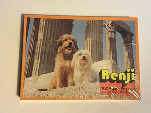 Vtg 1976 Benji 100 Piece Jigsaw Puzzle Made In Canada House of Games Sealed New! - Picture 1 of 6