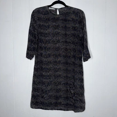 Equipment Femme Women’s 100% Silk Aubrey Shift Dress Leopard Print Size Medium - Image 1 of 4