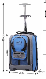 40x20x25 Ryanair Minimax Cabin Hand Luggage Travel Trolley Backpack Bag Mini Max - Picture 1 of 1