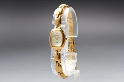 Винтажные женские кварцевые часы 1995 [Exc+5] Seiko Tisse 1E20-3050 золотой браслет - Изображение 1 из 4