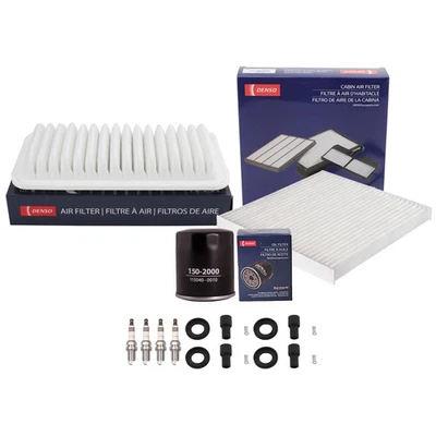 Kit de afinación Denso NGK 4 bujías y botas Kit para Pontiac Vibe 1.8 L4 8 1ZZ-FE Foto 1 de 2