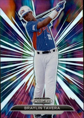 2021 Panini Prizm Draft Picks Electric Braylin Tavera #EDS-6 - Image 1 of 2