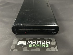 Nintendo Wii U Black Deluxe 32GB Video Game System Console Working ONLY