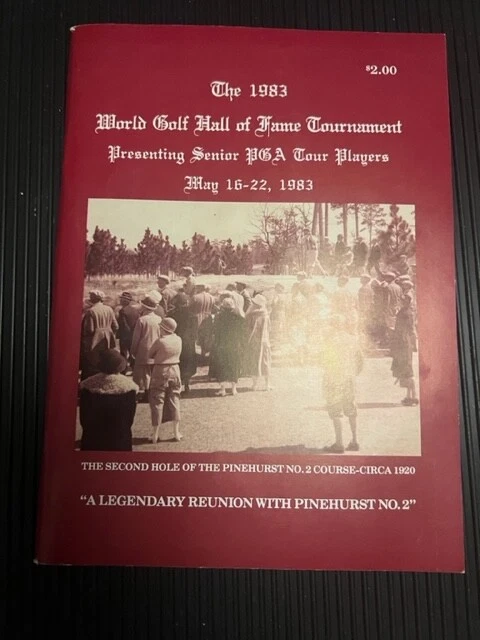 World Golf Hall of Fame Senior Tournament Programs 1983 - Image 1 of 1