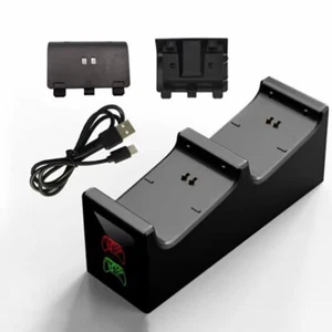 USB Charger Station Dock+Rechargeable Battery For XBox One Series X Controller - Picture 1 of 7