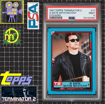 1991 Topps Terminator 2 - #11 A Date with Destiny - PSA 9 MINT - Image 1 of 4