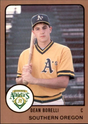 1988 Southern Oregon A's ProCards #1705 Dean Borelli Methuen Massachusetts Card - Image 1 of 2
