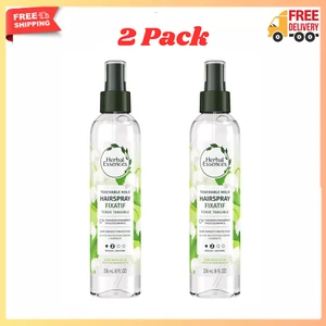 2 Pack Herbal Essences Touchable Hold Hairspray, Non-Aerosol Hair Spray, 8 fl oz - Picture 1 of 19