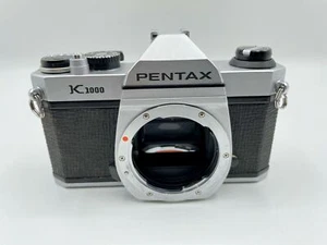 Choice of Pentax K1000 KM K2 KX in Black or Chrome Manual Camera - Very Good - Picture 1 of 14