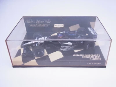 Minichamps 1/43 Minardi European 2001 F1 Showcar F. Alonso Showcar Very Good+ - Image 1 of 4