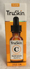 NEW! TruSkin Vitamin C Serum Face Topical Facial Serum Hyaluronic Acid .5 Fl oz