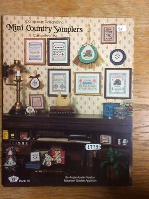 Mini Country Samplers Collection 1 Canterbury Designs Cross Stitch Pattern  - Image 1 of 4