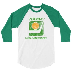 TOLEDO GOALDIGGERS Camiseta de Hockey Mangas 3/4 Camisa Raglan - Imagen 1 de 9