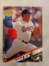 NOLAN RYAN/GREG MADDUX 1993 Leaf Series 2 "Gold Leaf Stars" #19 HOFx2