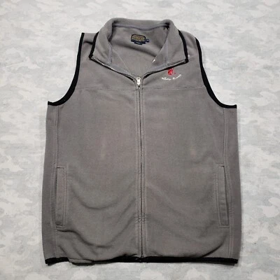 Pendelton Vest Mens Medium Gray Zip Up Fleece Pendelton Whisky - Image 1 of 4