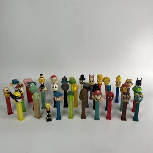 lot 35 Vintage PEZ Dispensers Simpsons Star Wars, Looney Tunes Disney - Picture 1 of 10