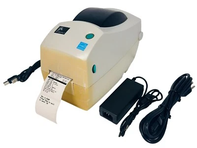 TESTED Zebra TLP2824 Plus Thermal Transfer Barcode Label Printer Ethernet USB - Image 1 of 4
