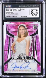 2023 Leaf Metal Pop Century Jessica Alba Autograph Pink CGC 8.5 - Bild 1 von 2