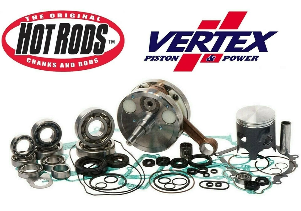 Hot Rods Engine Rebuild Kit Crank Bearings Piston Gaskets Seals 03-16 YZ250 APU - Image 1 of 2