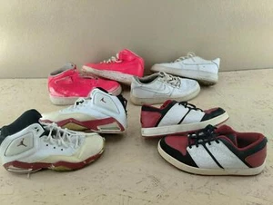 Bundle Lot of 4 Nike Jordan NU Retro & B'Royal & Air Force 1 07 & Mid Sz 6 READ - Picture 1 of 1