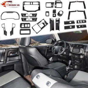 31x Carbon Fiber Center Front Full Interior Covers Trim Set for 4Runner 2010-19 - Picture 1 of 24