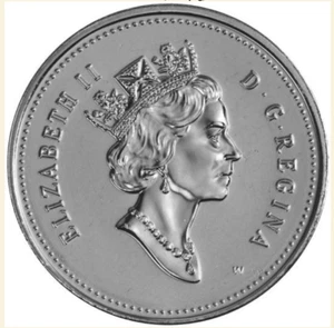 1998 W Canada 50 cent -from PL set- Classic Coat of armsWinnipeg minting- nickel - Picture 1 of 2