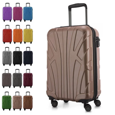 SUITLINE Handgepäck Hartschalen-Koffer Koffer Trolley Rollkoffer Reisekoffer TSA - Bild 1 von 4